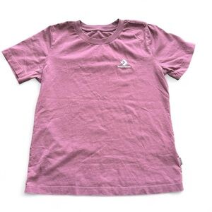 Converse Kids Classic Logo Tee in Berry - Size Small